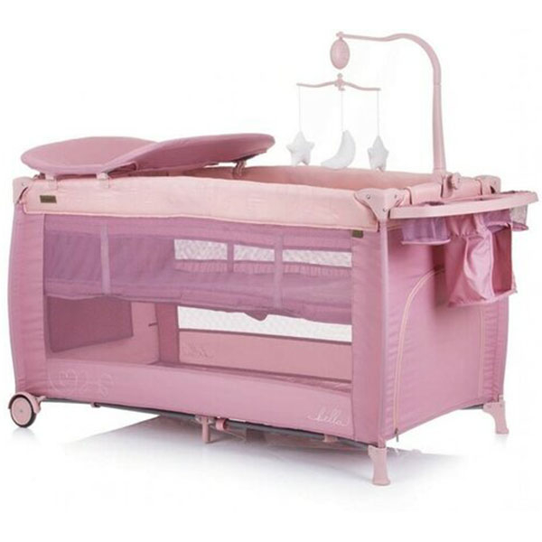 Prenosivi Krevetac Bella Rose Water Chipolino KOSIB0234RW - ODDO igračke