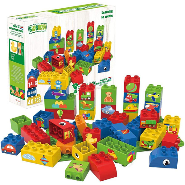 Biobuddi set kocke Learning to Create 40pcs BB-0007 - ODDO igračke