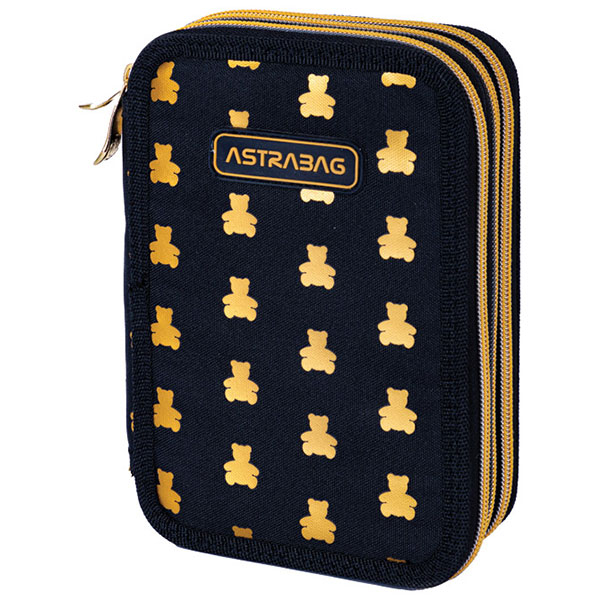 Pernica puna 3zipa AC31 Golden Teddy 24.Astrabag crno-zlatna 503024053 - ODDO igračke