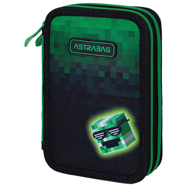 Pernica puna 2zipa AC21 Pixel Hero 24.Astrabag zelena 503024056 - ODDO igračke