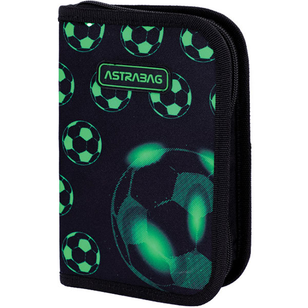 Pernica puna 1zip 1preklop AC11 Neo Football 24.Astrabag crno-zelena 503024063 - ODDO igračke