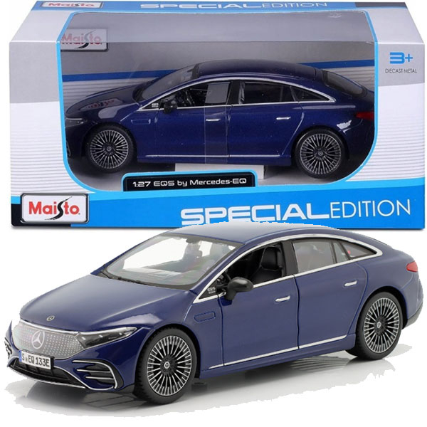 Maisto Metalni model autića 1:24 2022 Mercedes-Benz EQS 32902BU - ODDO igračke