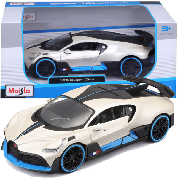 Maisto Metalni model autića 1:24 Bugatti Divo 31526WT - ODDO igračke
