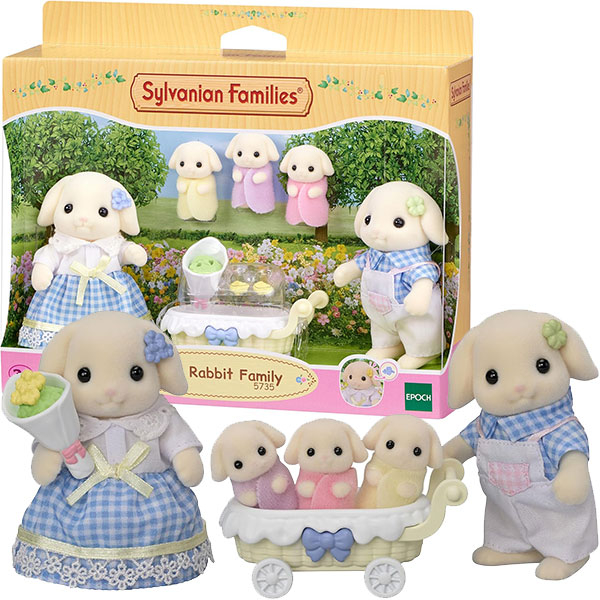 Sylvanian porodica cvetnih zečića EC5735 - ODDO igračke
