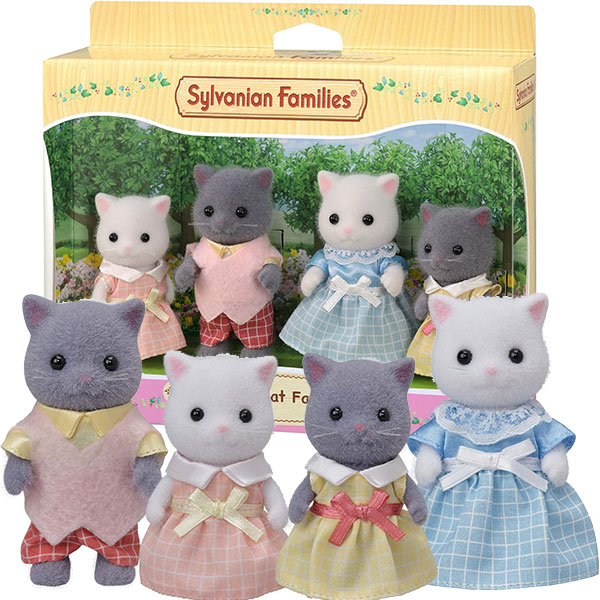 Sylvanian Persian Cat Family EC5455 - ODDO igračke