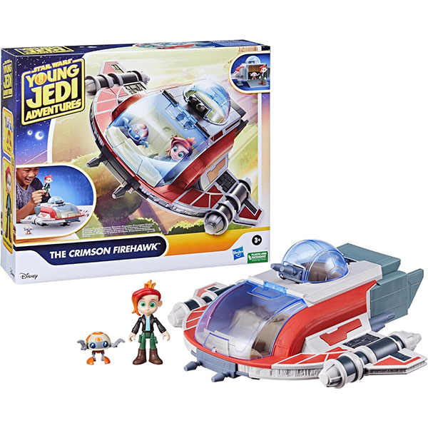 Star Wars Young Jedi Adventures The Crimson Firehawk Brod 137753 - ODDO igračke