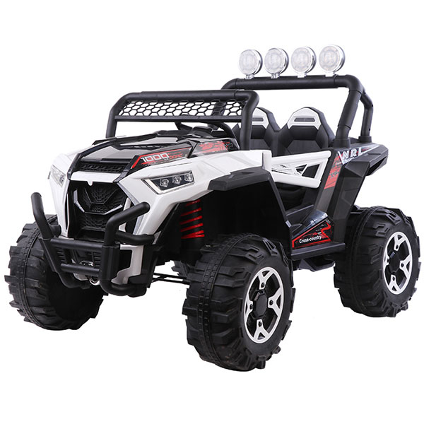 Auto na akumulator Džip Monster, 12v J-MB3011, beli 021586B - ODDO igračke