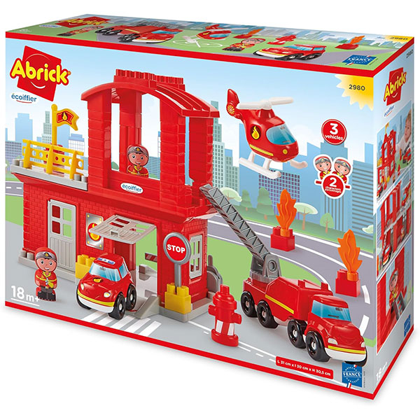 Ecoiffier Fire Station - Abrick SM002980 - ODDO igračke