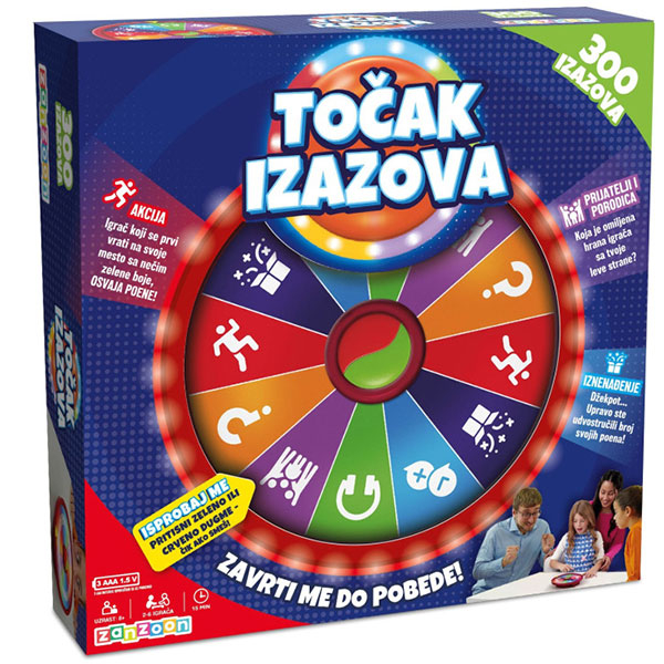 Društvena igra Točak izazova ZZ3024138 - ODDO igračke