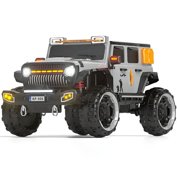 Automobil Džip na akumulator Monster 12v 4 motora R/C sivi Y-MB6128 027830S - ODDO igračke
