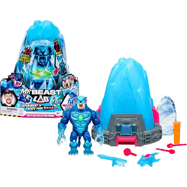 Mr Beast Lab Single PK Cryo Lab Collector Figure Exclusive ME24742 - ODDO igračke