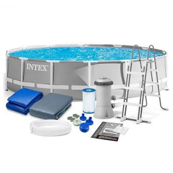 Intex Bazen sa metalnom konstrukcijom Prism Frame Round Above Ground Pool 427x107cm 14/26720NPI - ODDO igračke