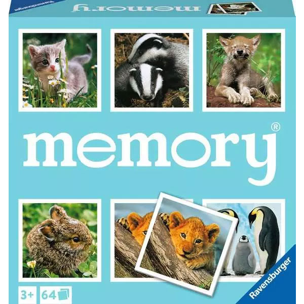 Ravensburger društvena igra - Igra memorije bebe životinja RA20879 - ODDO igračke