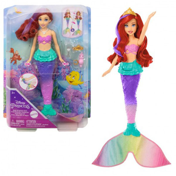 Lutka Ariel Disney Princess Swim & Splash 156306 - ODDO igračke