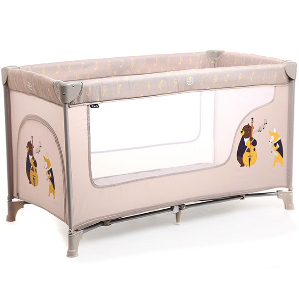 BBo prenosivi krevet 1 nivo Dream & Play Beige BK-065BEIGE - ODDO igračke