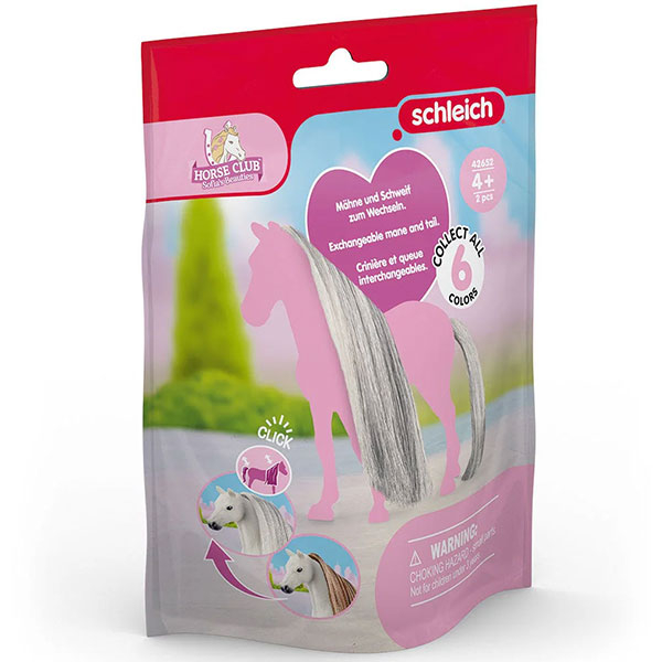 Schleich Dodatak za konje -siva griva 42652 - ODDO igračke