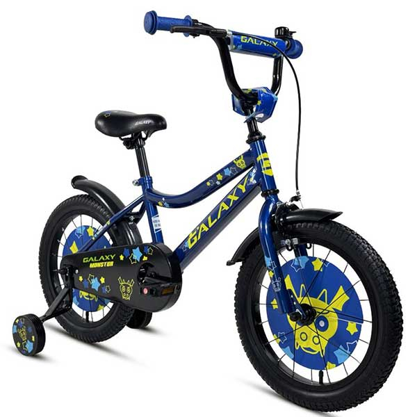 Bicikl dečiji GALAXY MONSTER 16 inča plava/žuta 590052 - ODDO igračke