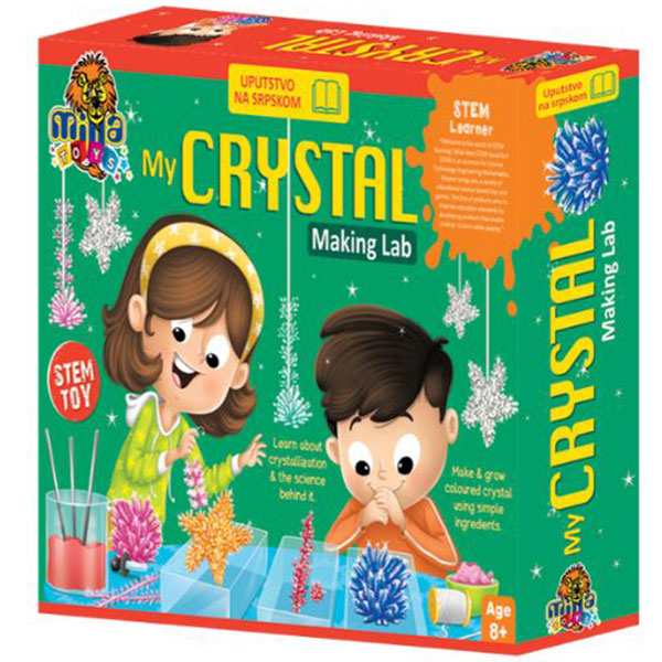 Moja laboratorija za pravljenje kristala - Eksperiment set 11/70903 - ODDO igračke