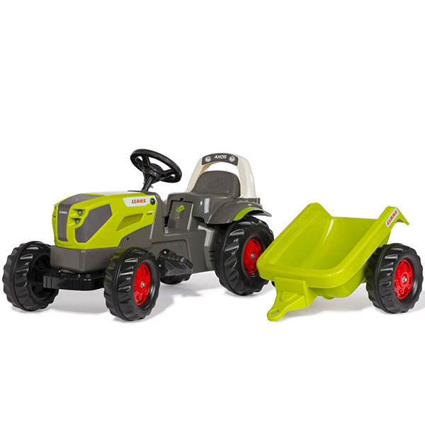 Traktor Rolly kid Claas Axos 240 sa prikolicom 015047 - ODDO igračke