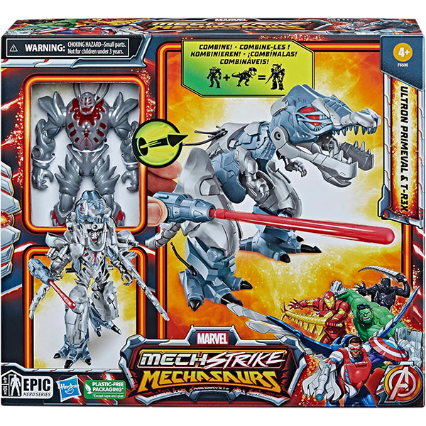 Marvel Ultron Primeval with T-R3X Mechasaur F6596 - ODDO igračke