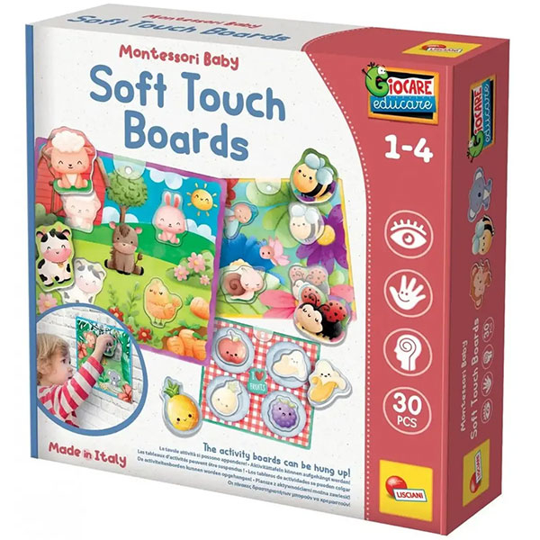 Montesori Baby soft touch slagalice Lisciani 107834 - ODDO igračke