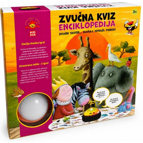 Društvena igra SR Zvučna kviz enciklopedija 55793 - ODDO igračke