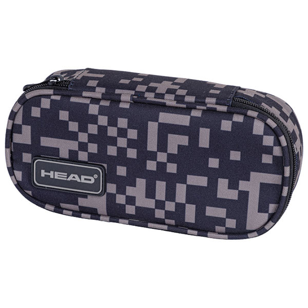 Pernica prazna ovalna 1zip 1 preklop AC6 Grey Bricks 24.Head crno-siva 503024071 - ODDO igračke