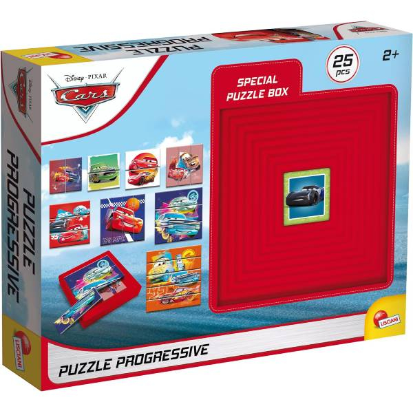 Edukativna slagalica Progressive Cars 8pcs Lisciani 97784 - ODDO igračke