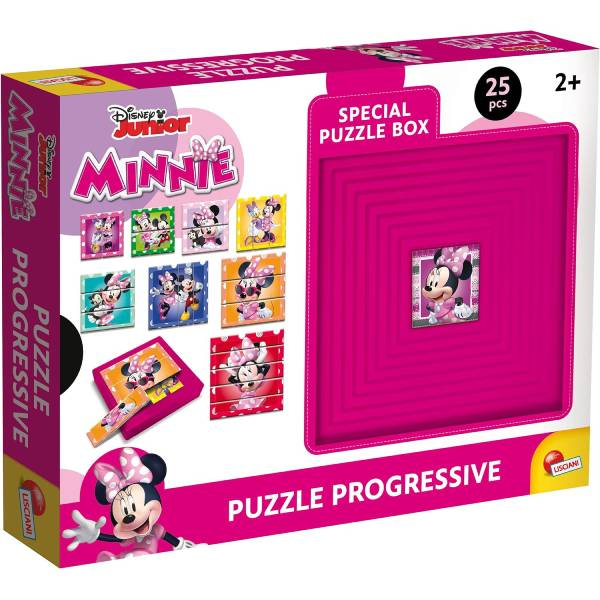 Edukativna slagalica Progressive Minnie 8pcs Lisciani 97791 - ODDO igračke