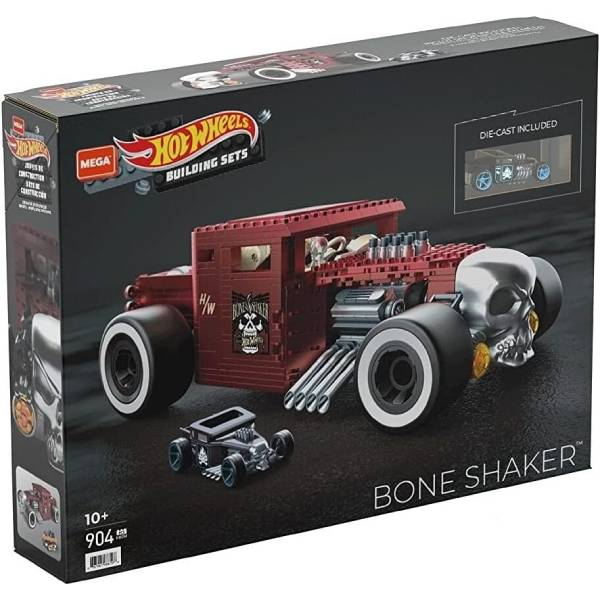Hot Wheels Mega konstruktor kocke Bone Shaker 904pcs HBD50 - ODDO igračke