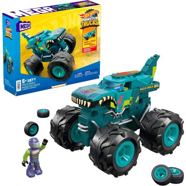 Hot Wheels set Mega Construx Mega-Wrex 187pcs HDJ95 - ODDO igračke