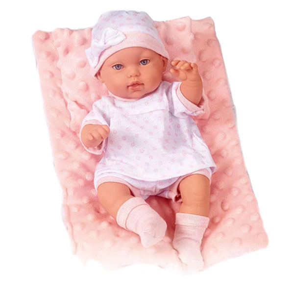 Lutka Lovely Baby 33cm sa jastukom roze 1042397 - ODDO igračke