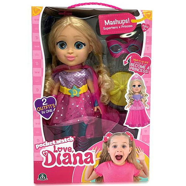 Lutka LOVE DIANA Superheroj i princeza 1036080 - ODDO igračke