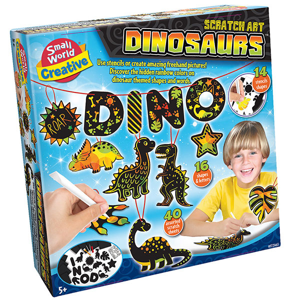Kreativni set ogrebi sliku dinosaurusa 1037264 - ODDO igračke