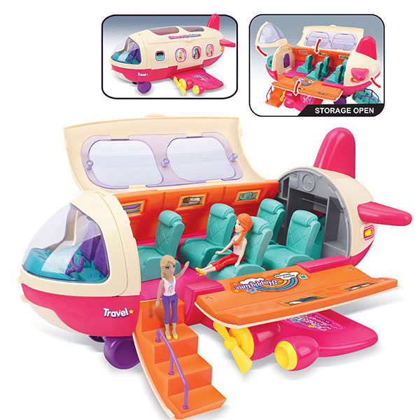 Beauty avion set sa lutkama 1040601 - ODDO igračke