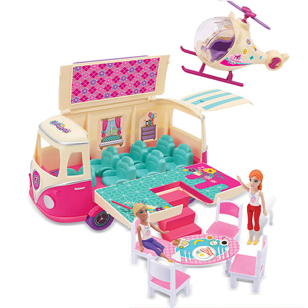 Beauty minibus piknik set sa lutkama 1040600 - ODDO igračke
