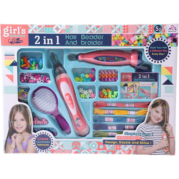 NTOYS: Set za ukrašavanje kose 2 u 1 1100037298 - ODDO igračke