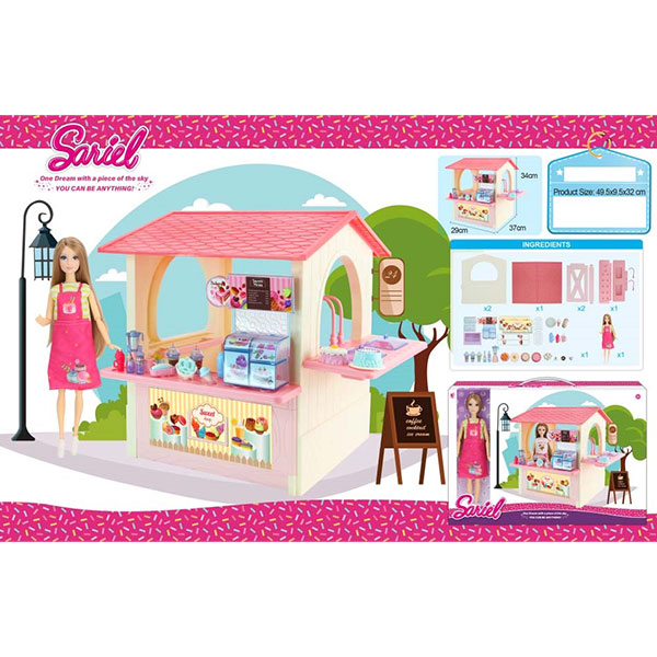 Lutka sa poslastičarnicom 323710 - ODDO igračke