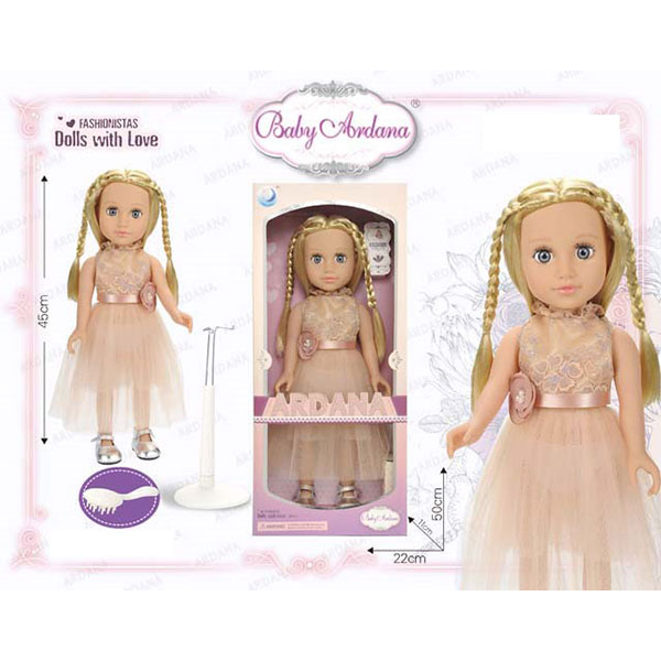 Lutka 45cm Bež haljina 840927 - ODDO igračke