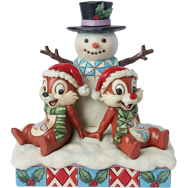 Akciona figura Chip n Dale Snowman Figurine Jim Shore 065787 - ODDO igračke