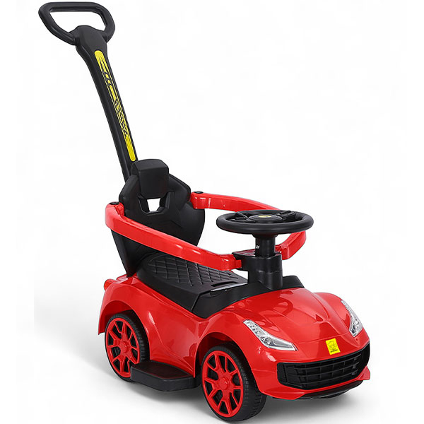 Guralica za decu sa ručkom Happy Rider BBO 608RED - ODDO igračke