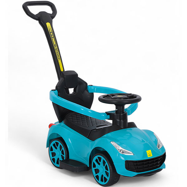 Guralica za decu sa ručkom Happy Rider BBO 608BLUE - ODDO igračke