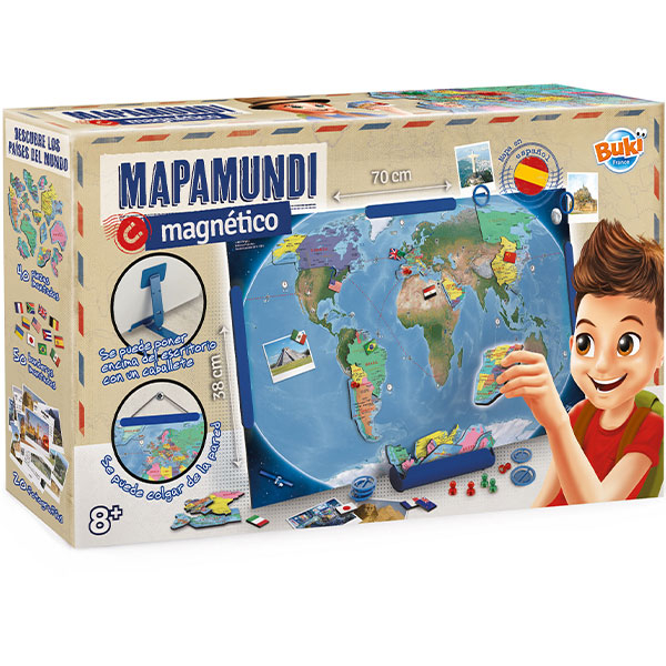 Magnetna Mapa sveta Buki 104612 - ODDO igračke