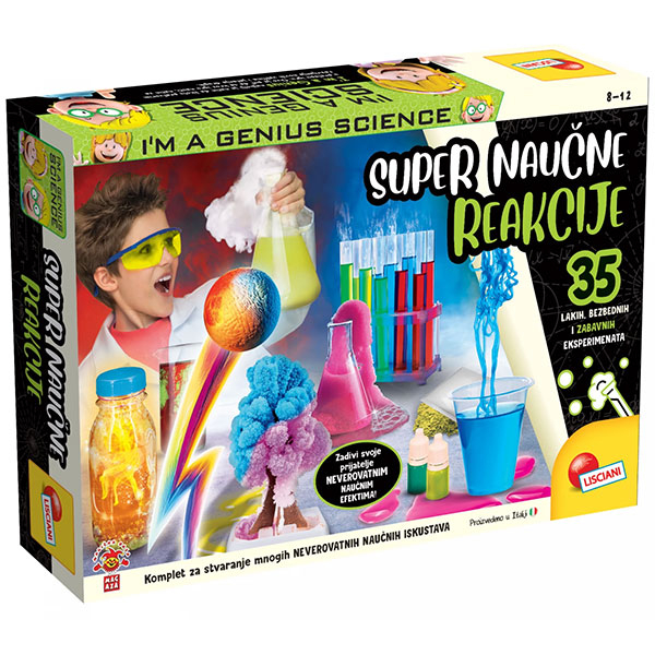 Mali genije SR edukativni set Super reakcije Lisciani RS107469 - ODDO igračke