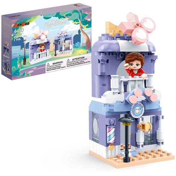 BanBao kocke Hair Salon 140pcs ET806 117/806 - ODDO igračke
