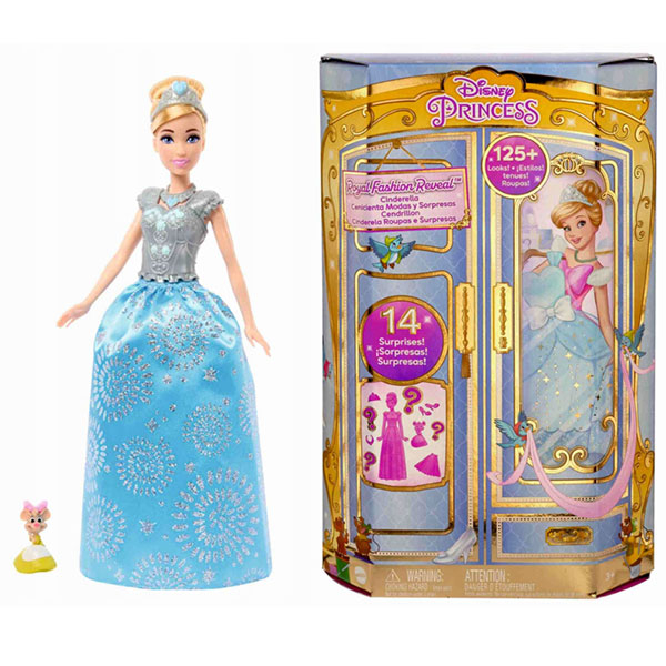 Disney Princess Fashion Reveal Lutka Cinderella Pepeljuga HMK53 - ODDO igračke