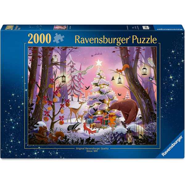 Ravensburger puzzle (slagalice) - 2000pcs Christmas in The Woods RA12001417 - ODDO igračke