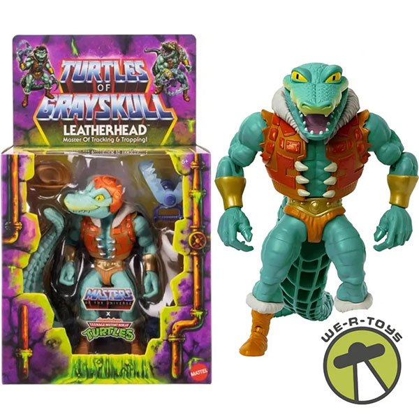 Nindža kornjače figura Turtles of Grayskull Leatherhead HTH27 - ODDO igračke
