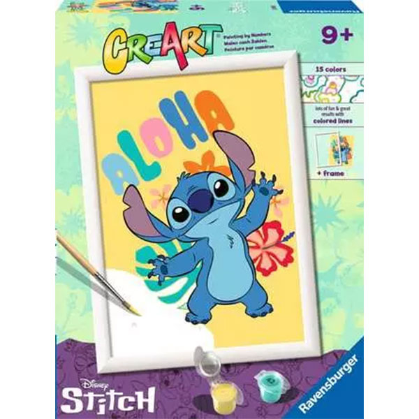 Ravensburger kreativni set - CreArt PBN Aloha Stič RA23769 - ODDO igračke