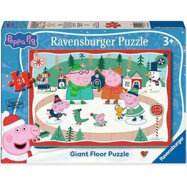 Ravensburger puzzle (slagalice) - 24pcs Maxi Pepa Prase Božić, džambo podna slagalica RA12004186 - ODDO igračke